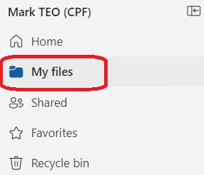 SharePoint/OneDrive Files