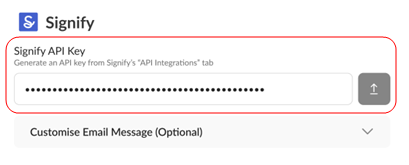 paste api key