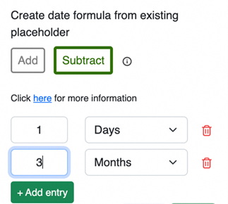 Date Formula Placeholder