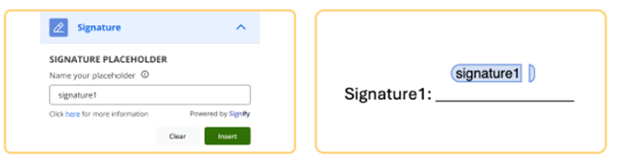 Signature Placeholder